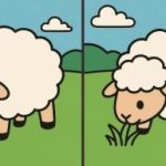 IQ test: najděte 3 rozdíly na obrázku ovce za 43