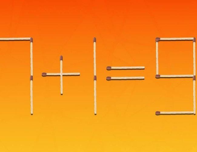 Které 2 sirky přesunout: 97 % lidí nedokáže odpovědět za 8 sekund