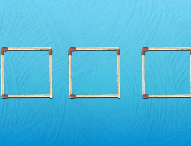 Stačí posunout 2 sirky, aby se ukázalo, že je půl šesté: obtížný test IQ.